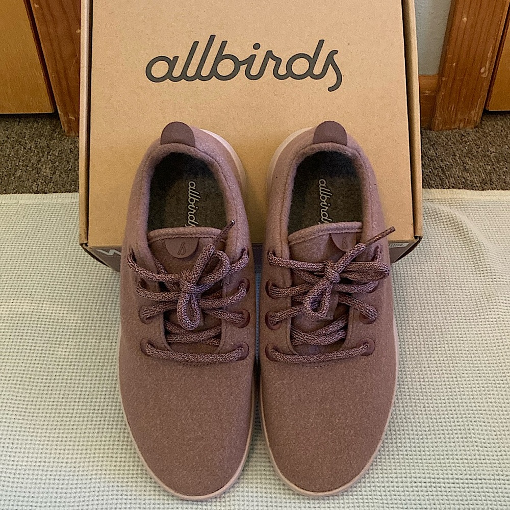 Allbirds Women’s Wool Runners size 8 in Harvest (Lilac)